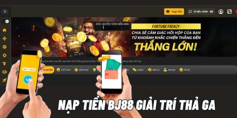 Nạp tiền bằng thẻ cào tại BJ88